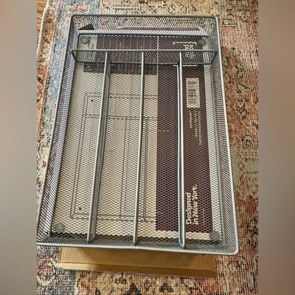 🆕 Mindspace 5 Compartment Cutlery Tray Silver
